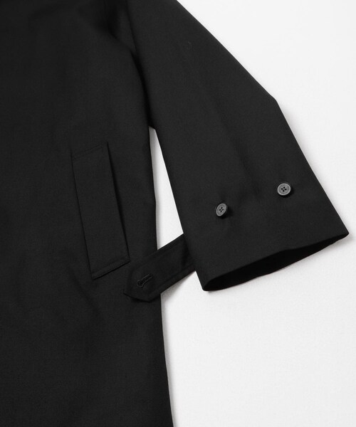 URBAN RESEARCH(アーバンリサーチ)の「POLYPLOID LONG COAT B(ステンカラーコート・メンズ・BLACK・3/4)」の8枚目の写真