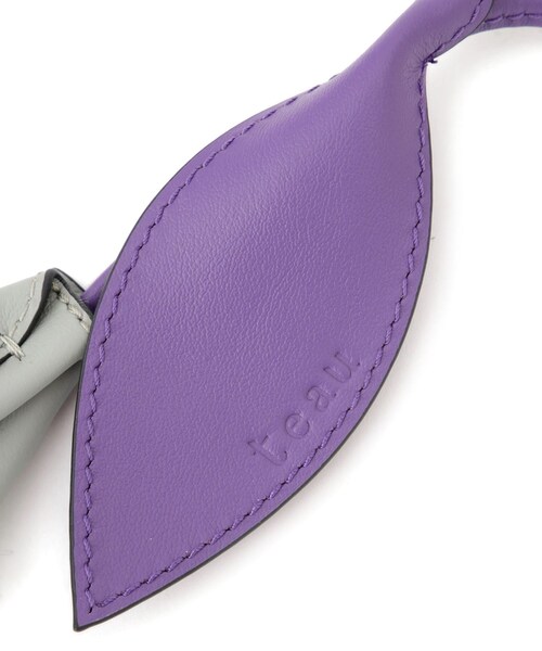 ROPE'(ロペ)の「【teau・牛革】panier pansy ring charm(キー/バッグチャーム・ネックレス)(チャーム・レディース・ブラック/グレー/キャメル/ピンク/イエロー・F)」の14枚目の写真