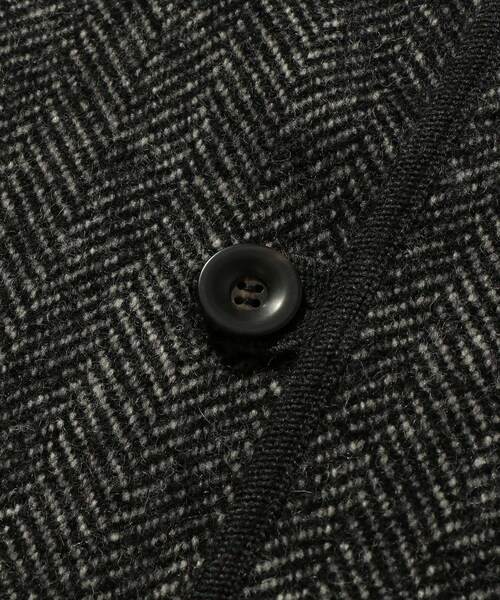 ADAM ET ROPE'(アダムエロペ)の「【E.S.P/イーエスピー】SOLA VEST TWEED(ダウンベスト・メンズ・チャコール・L/M)」の8枚目の写真
