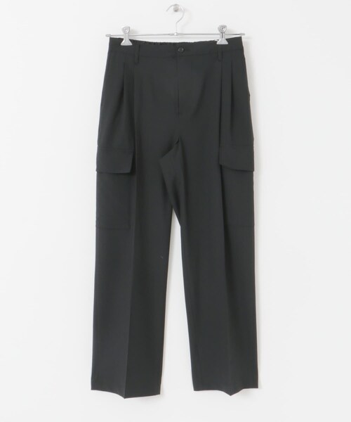 SENSE OF PLACE by URBAN RESEARCH(センスオブプレイスバイアーバンリサーチ)の「テックセンタープレスカーゴスラックス(その他パンツ・メンズ・BLACK/KHAKI・M/L)」の9枚目の写真