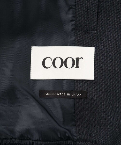 ADAM ET ROPE'（アダムエロペ）の「【COOR/クアー】STRIPE COTTON BINDING CUP SHOULDER JUMPER（その他アウター・メンズ・ネイビー・L/M）」の12枚目の写真