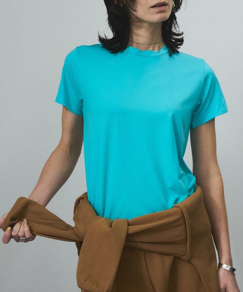 ADAM ET ROPE'（アダムエロペ）の「【Baserange（ベースレンジ）】TEE SHIRT（Tシャツ/カットソー・レディース・ブルー系・S）」の6枚目の写真
