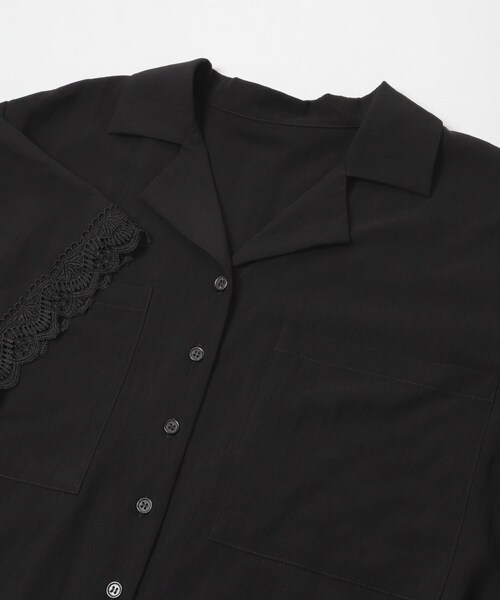 ITEMS URBANRESEARCH(アイテムズ アーバンリサーチ)の「レースドッキングオールインワン(つなぎ/オールインワン・レディース・BLK/D/BRN・Free)」の11枚目の写真