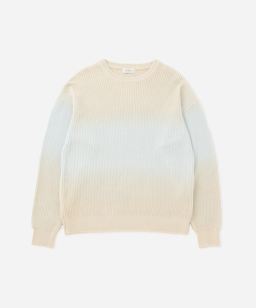 Saturdays NYC(サタデーズ ニューヨークシティ )の「COTTON CASHMERE STEP DYEING KNIT(ニット/セーター・レディース・ネイビー/ブルー・L/M/S/XL/XS/XXL)」の9枚目の写真