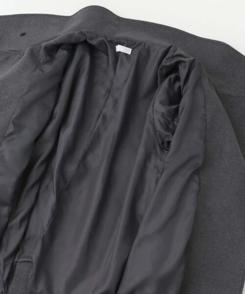 SENSE OF PLACE by URBAN RESEARCH(センスオブプレイスバイアーバンリサーチ)の「スタンドカラーロングコート(テーラードジャケット・レディース・BRN×MOC/GRAY/BLACK・S/M)」の6枚目の写真