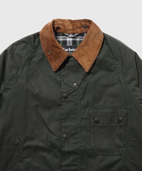 ADAM ET ROPE'（アダムエロペ）の「【Barbour/バブアー】OS SOLWAY WAX JACKET（その他アウター・メンズ・ブラック/カーキ・36/38/40）」の8枚目の写真