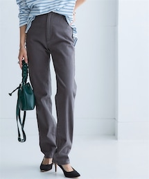 nissen | ストレッチゆるリラックスカラーデニムパンツ（ゆったりヒップ）（股下69cm）＜大きいサイズ有＞(パンツ)