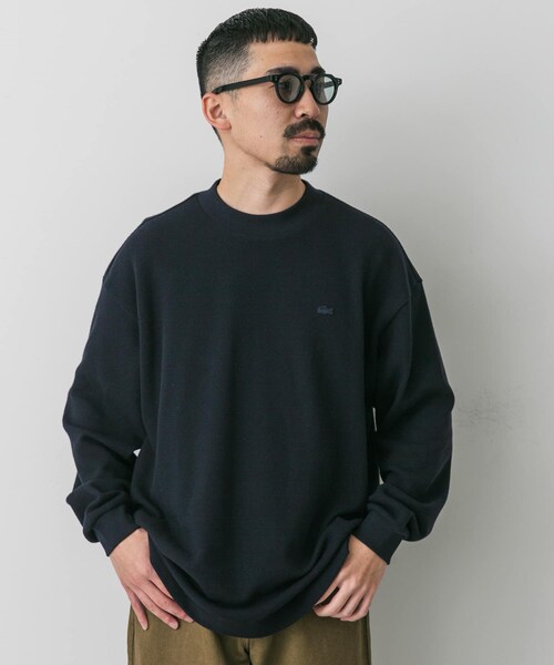 URBAN RESEARCH DOORS(アーバンリサーチドアーズ)の「『別注』LACOSTE×DOORS thick pique mock long-sleeve(Tシャツ/カットソー・メンズ・HAMMAM/ABINE/OPIUM・3/4/5)」の18枚目の写真