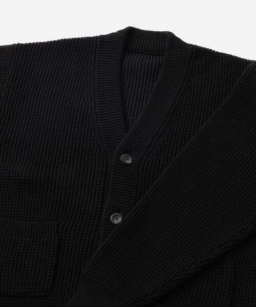 Saturdays NYC(サタデーズ ニューヨークシティ )の「Michael Plaited Waffle Cardigan(カーディガン/ボレロ・レディース・ブラック/グリーン・L/M/S/XL)」の19枚目の写真