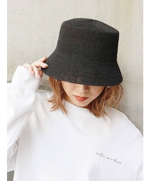 MURUA | 雑材バケットハット(ハット)