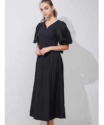 MERCURYDUO | バックタックボリュームスリーブワンピース(ワンピース)