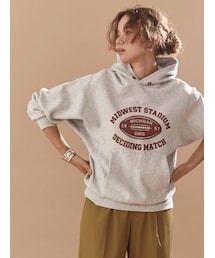 Ungrid | クラックロゴプリントパーカー(パーカー)