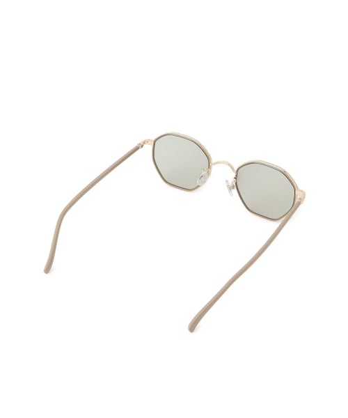 ADAM ET ROPE'（アダムエロペ）の「オクタゴンメタルフレームUVカットグラス（サングラス・レディース・ブラウン/ベージュ・F）」の8枚目の写真