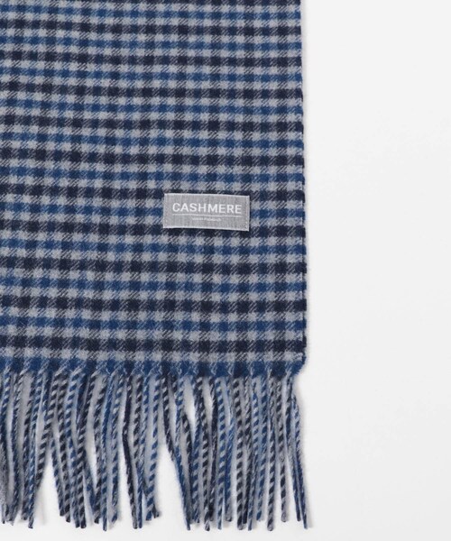 URBAN RESEARCH（アーバンリサーチ）の「チェックカシミヤマフラー（マフラー・メンズ・NAVY×CCL/BEG×BROWN/RED CHECK/BLK CHECK/YEL CHECK・FREE）」の13枚目の写真