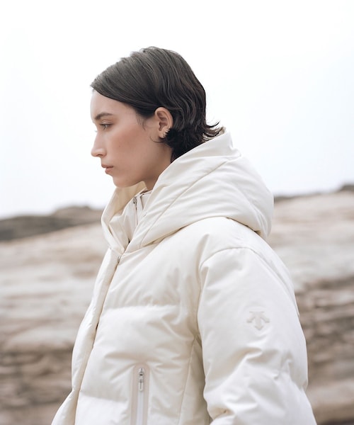 ADAM ET ROPE'(アダムエロペ)の「【J'aDoRe・店舗限定】【MIZUSAWA DOWN(水沢ダウン)】DOWN JACKET CAMELIA(ダウンジャケット/コート・レディース・ブラック/オフホワイト・M/S)」の7枚目の写真