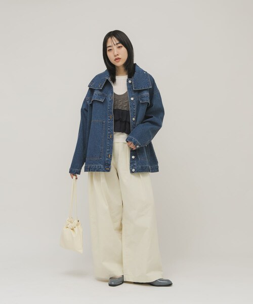 KBF（ケイビーエフ）の「カットデザインメリージェーンローファー（ローファー・レディース・BLUE/BLACK・36/37/38）」の21枚目の写真