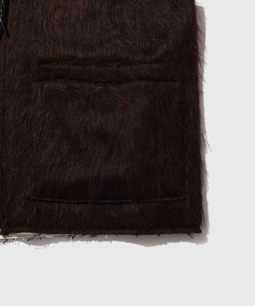 ADAM ET ROPE'(アダムエロペ)の「【CAMIEL FORTGENS/カミエル フォートヘンス】ZIP VEST(ダウンベスト・メンズ・ダークブラウン・M)」の5枚目の写真