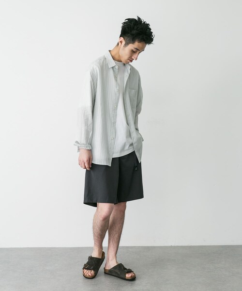 URBAN RESEARCH DOORS（アーバンリサーチドアーズ）の「『別注』GRAMICCI　Stretch Gabardine Short（その他パンツ・メンズ・CHARCOAL/BEIGE/NAVY/BLACK・S/M/L）」の18枚目の写真