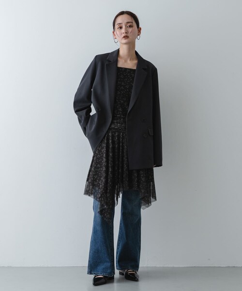 SENSE OF PLACE by URBAN RESEARCH（センスオブプレイスバイアーバンリサーチ）の「『軽量/消臭/抗菌』ベルトデザインミュール（パンプス・レディース・SILVER/BLACK・S/M/L）」の7枚目の写真