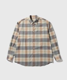 【AURALEE/オーラリー】SUPER LIGHT WOOL CHECK SHIRT