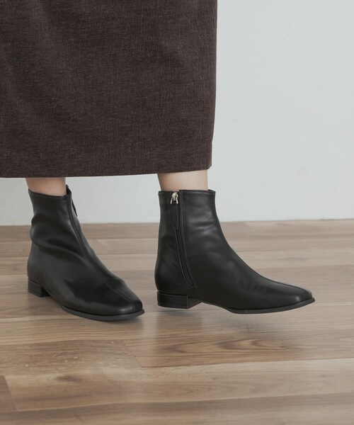 URBAN RESEARCH DOORS（アーバンリサーチドアーズ）の「スタイルアップブーツ（ブーツ・レディース・IVORY/BLACK・36/37/38）」の14枚目の写真