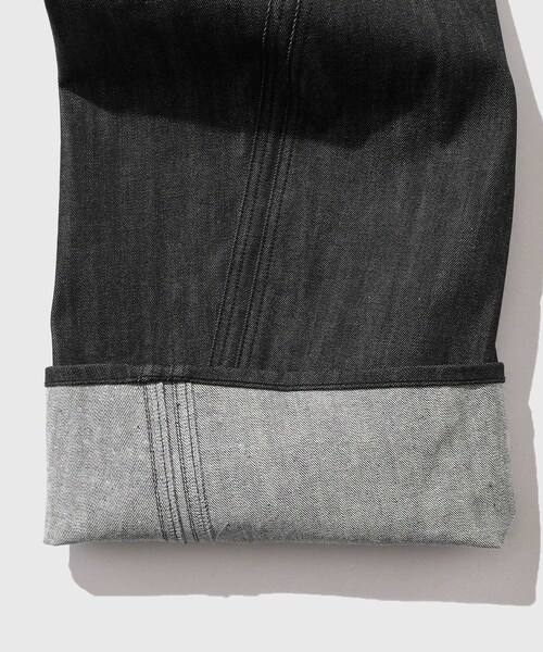 ADAM ET ROPE'(アダムエロペ)の「《別注》【NVRFRGT/ネヴァーフォーゲット】EX 3D TWISTED WIDE LEG JEANS RAW BLACK(デニムパンツ・メンズ・ブラック・0/00/1/2/3)」の18枚目の写真