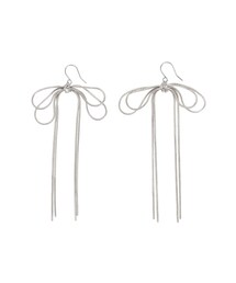 Ungrid | リボンモチーフチェーンピアス(ピアス（両耳用）)