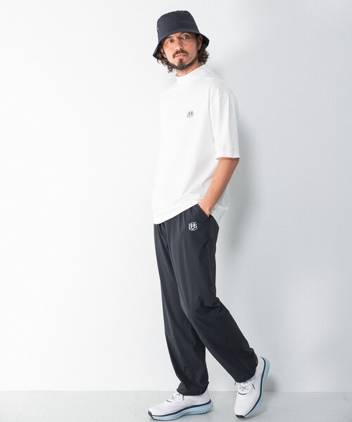URBAN RESEARCH Sonny Label（アーバンリサーチサニーレーベル）の「OOPS　吸水速乾モックネックTシャツ（Tシャツ/カットソー・メンズ・WHITE/BLACK/WHITE 廃番/BLACK 廃番・M/L/XL/4）」の9枚目の写真