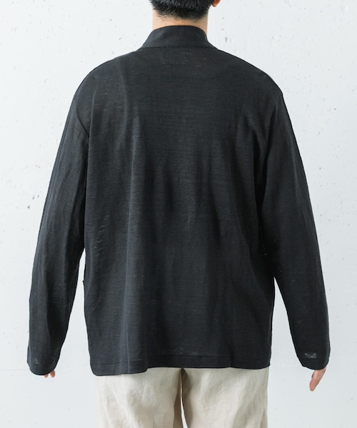 URBAN RESEARCH（アーバンリサーチ）の「MARKAWARE　JAPANESE CARDIGAN（カーディガン/ボレロ・メンズ・BLACK・1/2）」の4枚目の写真