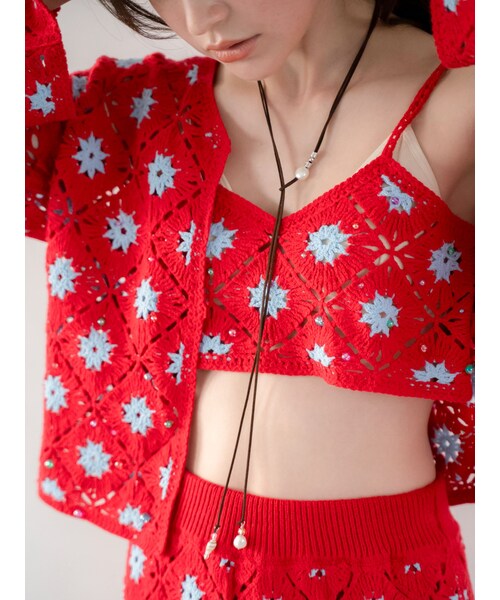 Ungrid（アングリッド）の「シェルモチーフデザインネックレス（ネックレス・レディース・ブラウン・F）」の4枚目の写真