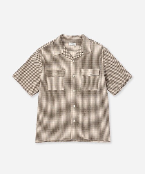 Saturdays NYC(サタデーズ ニューヨークシティ )の「Hester Palaka Shirt(シャツ/ブラウス・レディース・キナリ/オリーブ/ブルー・L/M/S/XL)」の2枚目の写真