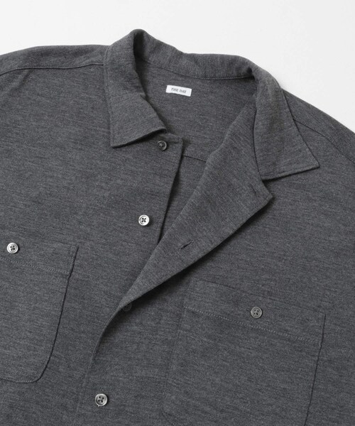 URBAN RESEARCH(アーバンリサーチ)の「THE DAY WOOL FRAISE SHIRT JACKET(テーラードジャケット・メンズ・BLACK/GRAY・2/3)」の8枚目の写真