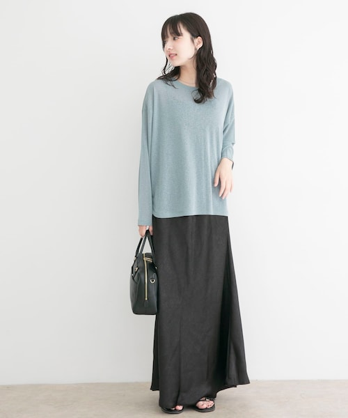 ITEMS URBANRESEARCH(アイテムズ アーバンリサーチ)の「ストレッチサテンスカート(スカート・レディース・WHT/BLK/BRN・Free)」の15枚目の写真