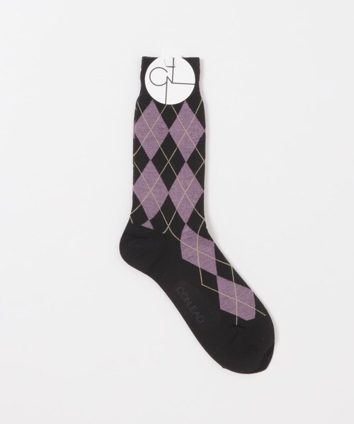 URBAN RESEARCH(アーバンリサーチ)の「CONLEAD Argyle wool Short(その他アンダーウェア/インナー・レディース・Milk Tea/Black・-)」の4枚目の写真