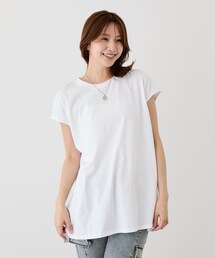Jayro | サイドスリットフレンチスリーブトップス(Tシャツ/カットソー)
