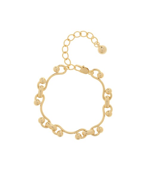 EMODA（エモダ）の「ボールウェーブチェーンブレスレット（ブレスレット・レディース・シルバー/ゴールド・F）」の6枚目の写真