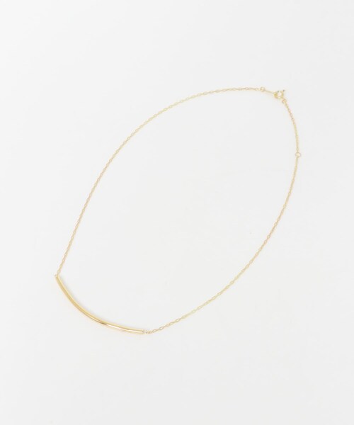 URBAN RESEARCH ROSSO（アーバンリサーチロッソ）の「Curvy line necklace（ネックレス・レディース・GOLD・Free）」の5枚目の写真