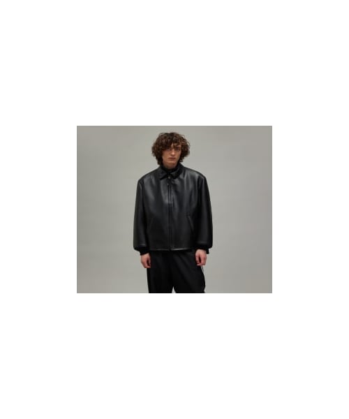 ジャケット・アウター y adidas（アディダス）の「Y-3 PLEATHER BOMBER JACKET（）」 - WEAR