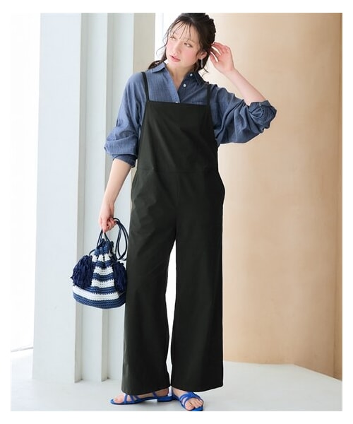 nissen（ニッセン）の「＜大きいサイズ＞サロペットパンツ（）」 - WEAR