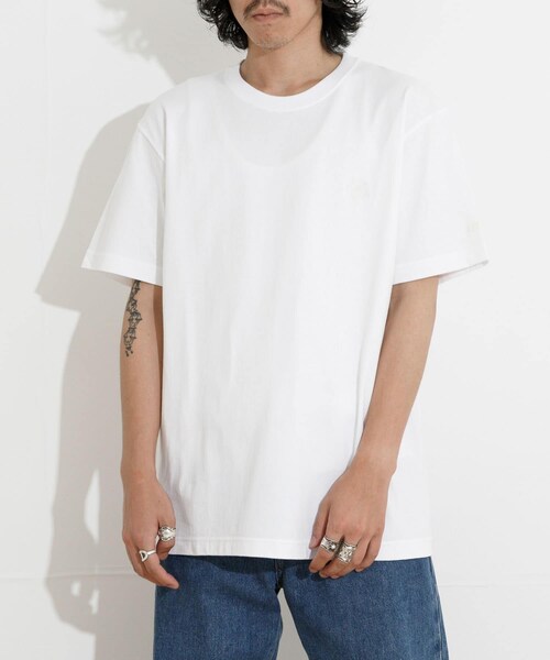 THE GOODLAND MARKET（ザグッドランドマーケット）の「KEIMEN　Harvest T-SHIRTS(PTT)（Tシャツ/カットソー・メンズ・NV&WT/BK&KH・M/L/XL）」の17枚目の写真