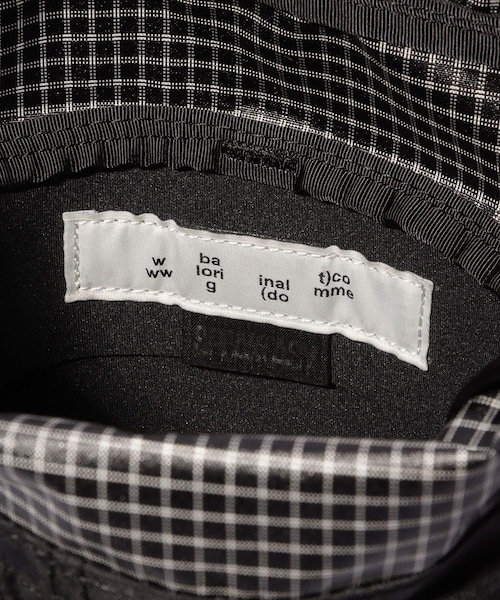 ADAM ET ROPE'(アダムエロペ)の「【BAL/バル】BAL/SPEAKEASY ULTRA GRID LOAM&LANE SHOULDER(ショルダーバッグ・メンズ・ブラック・F)」の13枚目の写真