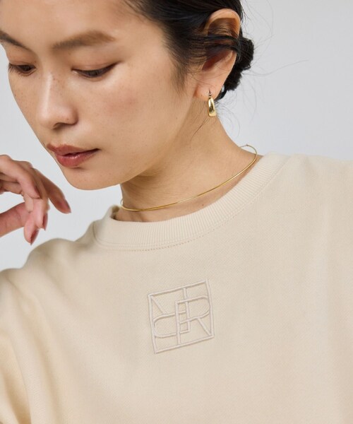 ROPE'（ロペ）の「アナグラム刺繍スウェットプルオーバー/イージーケア（スウェット・レディース・ベージュ系/ネイビー/ピンク系・F）」の16枚目の写真