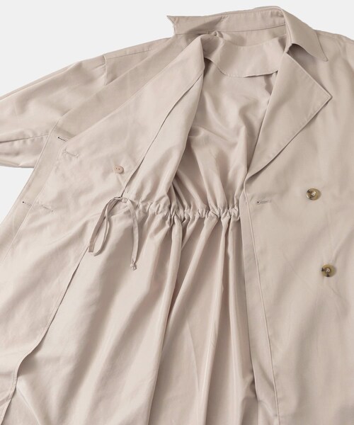 SENSE OF PLACE by URBAN RESEARCH（センスオブプレイスバイアーバンリサーチ）の「2WAYトレンチコート（ステンカラーコート・レディース・BEIGE/GREIGE・FREE）」の8枚目の写真
