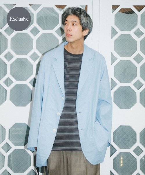 URBAN RESEARCH(アーバンリサーチ)の「『別注』CHEMISE D'ADAM×URBAN RESEARCH SHIRTS JACKET SINGLE(テーラードジャケット・メンズ・BLACK/BLUE/BROWN・38/40/42)」の3枚目の写真
