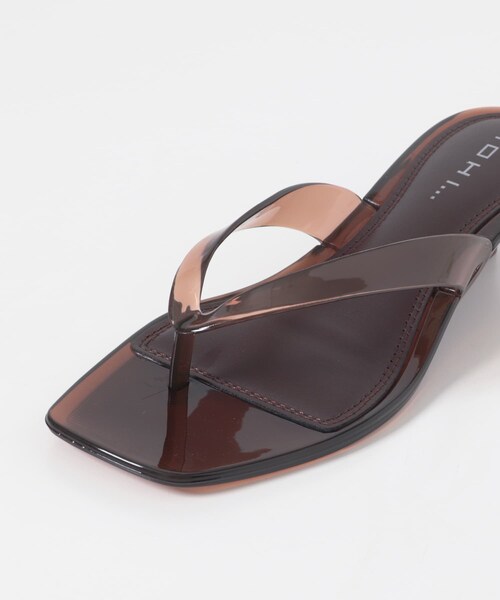 URBAN RESEARCH(アーバンリサーチ)の「mohi クリアヒールサンダル(サンダル・レディース・BLACK/BROWN・36/37/38/39)」の19枚目の写真