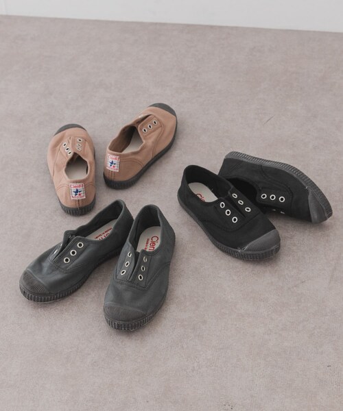 URBAN RESEARCH DOORS（アーバンリサーチドアーズ）の「Cienta　キャンバスシューズ(KIDS)（シューズ小物/雑貨・キッズ・NEGRO/BEIGE/ANTRACITA・17/18/19/20）」の5枚目の写真