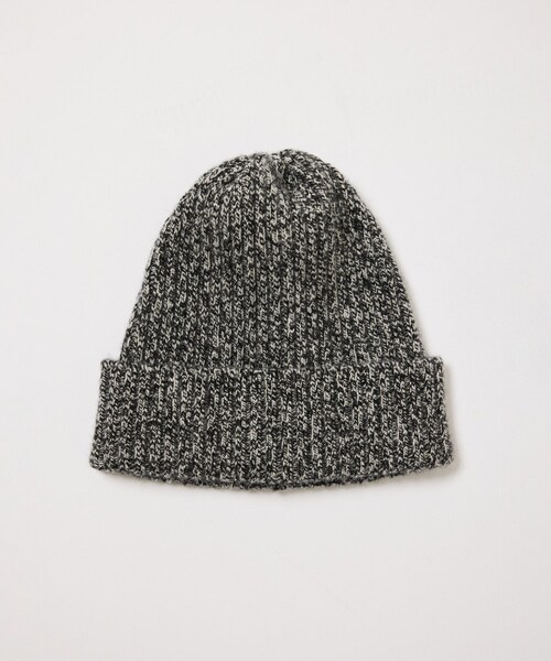 ADAM ET ROPE'（アダムエロペ）の「【KAPTAIN SUNSHINE】 Beanie Cap（ニットキャップ/ビーニー・メンズ・ブラック系/ダークブラウン・F）」の3枚目の写真