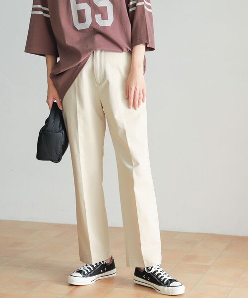 URBAN RESEARCH DOORS(アーバンリサーチドアーズ)の「ハイウエストチノパンツ(チノパンツ・レディース・BEIGE/L.BEIGE・S/M/L)」の10枚目の写真