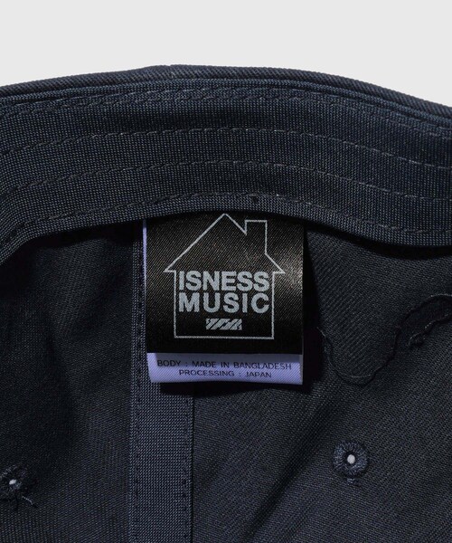 ADAM ET ROPE'(アダムエロペ)の「【ISNESS MUSIC/イズネス ミュージック】DUB CAP(キャップ・メンズ・ブラック/ネイビー・F)」の12枚目の写真