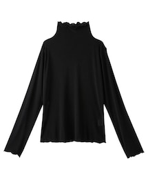 nissen | 小さいサイズ　シアーハイネックカットソー　低身長さん・小柄女性(Tシャツ/カットソー)